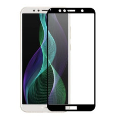 Стекло защитное для Huawei Honor 7A | Enjoy 8e | Y6 2018 | Y6 Prime (0,3мм, 5D, черное) Full Glue