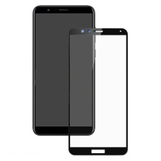 Стекло защитное для Huawei Honor 7X (0,3мм, 5D, черное) Full Glue