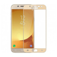 Скло захисне для Samsung J530 | J5 (2017) (0,3мм, 5D, золоте) Full Glue