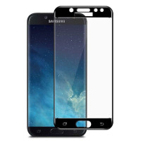 Стекло защитное для Samsung J530 | J5 (2017) (0,3мм, 5D, черное) Full Glue