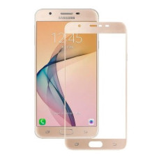 Скло захисне для Samsung G570 | J5 Prime (0,3мм, 5D, золоте) Full Glue
