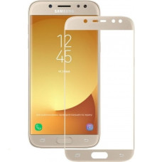 Скло захисне для Samsung J7 2017 | J730 (0,3мм, 5D, золоте) Full Glue