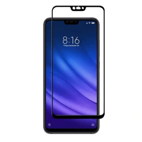 Скло захисне для Xiaomi Redmi 5 Plus (0,3мм, 5D, чорне) Full Glue