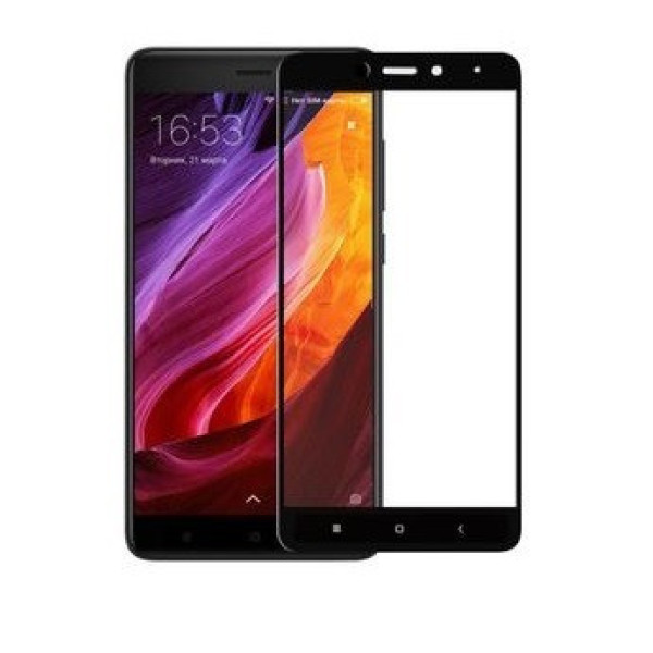 Стекло защитное для Xiaomi Redmi 5A | Redmi Go (0,3мм, 5D, черное) Full Glue