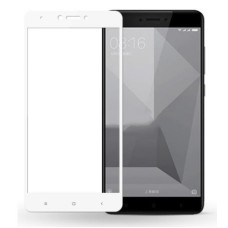 Стекло защитное для Xiaomi Redmi Note 4 | Redmi Note 4X (0,3мм, 5D, белое) Full Glue
