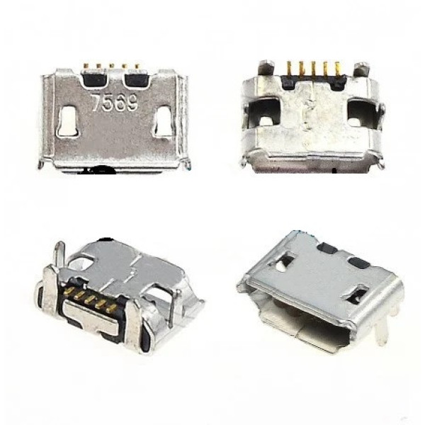 Коннектор зарядки Fly DS106 | DS116 | IQ235 | IQ237 | IQ238 | IQ255 | IQ256 | IQ445 | IQ450 | IQ450Q (1шт)