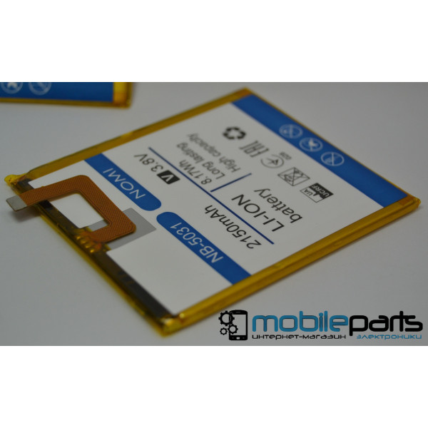 Акумулятор АКБ NB-5031 для Nomi i5031 Evo X1 (Li-ion 3.8 V 2150mAh) Оригінал Китай