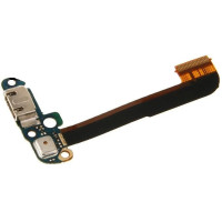Шлейф (Flat cable) HTC 802w One M7 Dual Sim с разъемом зарядки, микрофоном