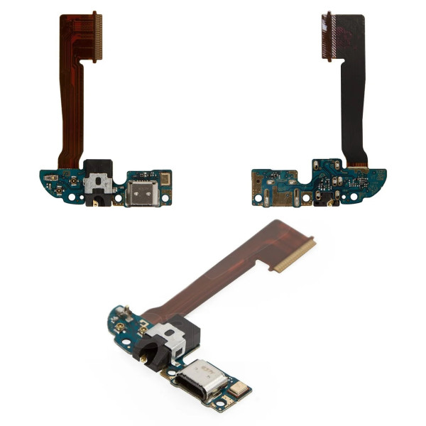 Шлейф (Flat cable) HTC One M8 | M8e з роз'ємом зарядки, роз'єм навушників, мікрофоном