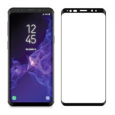 Скло захисне для Samsung G965 | S9 Plus (0,3мм, 5D, чорне) Full Glue