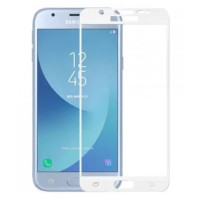 Скло захисне для Samsung J530 | J5 (2017) (0,3мм, 5D, біле) Full Glue