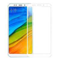 Защитное стекло для Xiaomi Redmi 5 Plus (0,3мм, 5D, белое) Full Glue