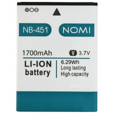 Акумулятор АКБ Nomi NB-451 для Nomi i451 Twist (Li-ion 3.7v 1700mAh) Оригінал Китай