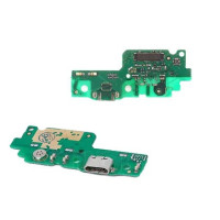 Шлейф (Flat cable) Huawei Y6 II (CAM-L21), с разъемом зарядки, с микрофоном, плата зарядки