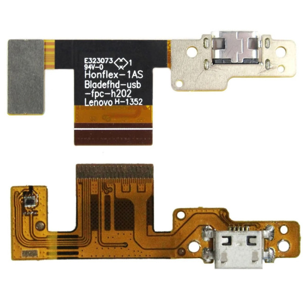 Шлейф (Flat cable) Lenovo B8080 Yoga Tablet 10 HD Plus з роз'ємом зарядки