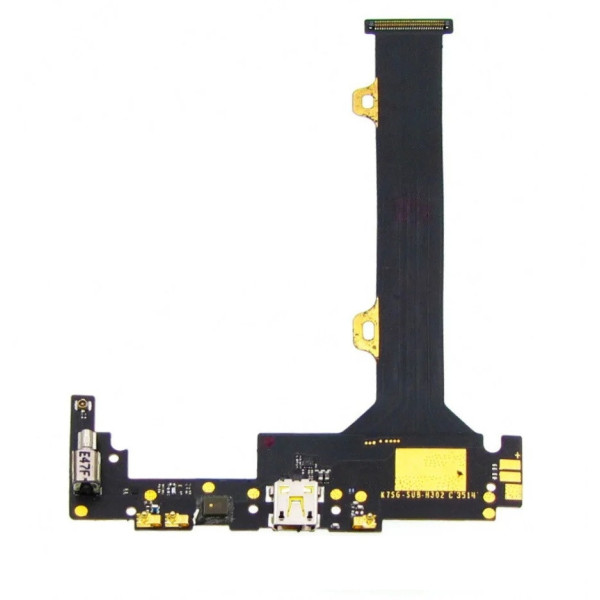 Шлейф (Flat cable) Lenovo K920 Vibe Z2 Pro з роз'ємом зарядки , мікрофоном і компонентами