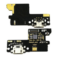 Шлейф (Flat cable) Lenovo S1 Vibe (S1A40) с разъемом зарядки, с микрофоном, плата зарядки