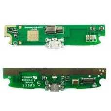 Шлейф (Flat cable) Lenovo S820 с разъемом зарядки, с микрофоном, с вибро, плата зарядки