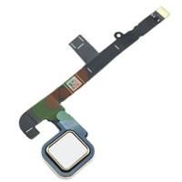Шлейф (Flat cable) Motorola XT1635-01 | 02 | 03 Moto Z Play с кнопкой меню Home (Белая)