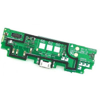 Шлейф (Flat cable) Nokia 625 Lumia с разъемом зарядки, микрофоном, с кнопкой камеры