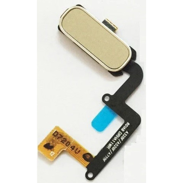 Шлейф (Flat cable) Samsung A510F Galaxy A5 (2016) с кнопкой Меню (Золотая)