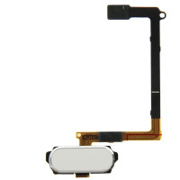 Шлейф (Flat cable) Samsung G925F Galaxy S6 Edge с кнопкой Home (Белая)