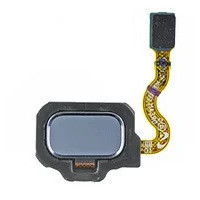 Шлейф (Flat cable) Samsung G950F Galaxy S8 | G955 з кнопкою Home (Синя)(Coral Blue)