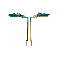 Шлейф (Flat cable) Samsung i9500 Galaxy S4 з роз'ємом зарядки, мікрофоном, компонентами
