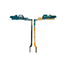 Шлейф (Flat cable) Samsung i9500 Galaxy S4 з роз'ємом зарядки, мікрофоном, компонентами