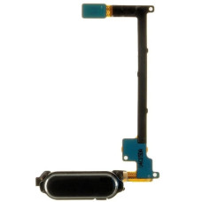 Шлейф (Flat cable) Samsung N910F Galaxy Note 4 кнопки Меню (Черная)