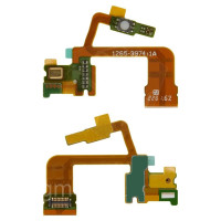 Шлейф (Flat cable) Sony C6502 L35h Xperia ZL | C65038C6506 з кнопкою камери з мікрофоном, компонентами
