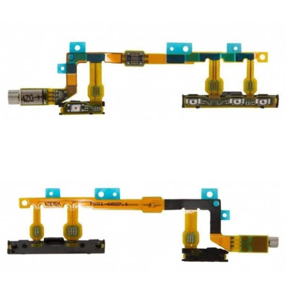 Шлейф (Flat cable) Sony D5803 Xperia Z3 Compact | D5833 с кнопкой включения, громкости, камеры