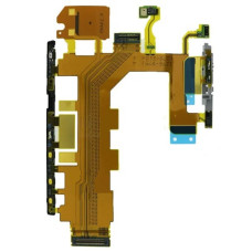 Шлейф (Flat cable) Sony D6502 | D6503 | D6543 L50w Xperia Z2 с кнопкой включения, громкости и микрофоном