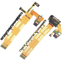 Шлейф (Flat cable) Sony E6533 Xperia Z3+ | E6553 с кнопкой включения, громкости, гнездом зарядки
