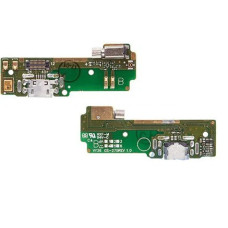 Шлейф (Flat cable) Sony F3112 Xperia XA Dual | F3113 | F3115 з роз'ємом зарядки, вібро і мікрофоном