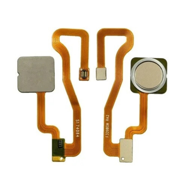 Шлейф (Flat cable) Xiaomi Redmi Note 5A сканера отпечатка пальца (Серый)