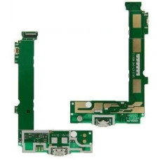 Шлейф (Flat cable) Microsoft 535 Lumia Dual Sim з разьемом зарядки, з кнопкою включення і мікрофоном