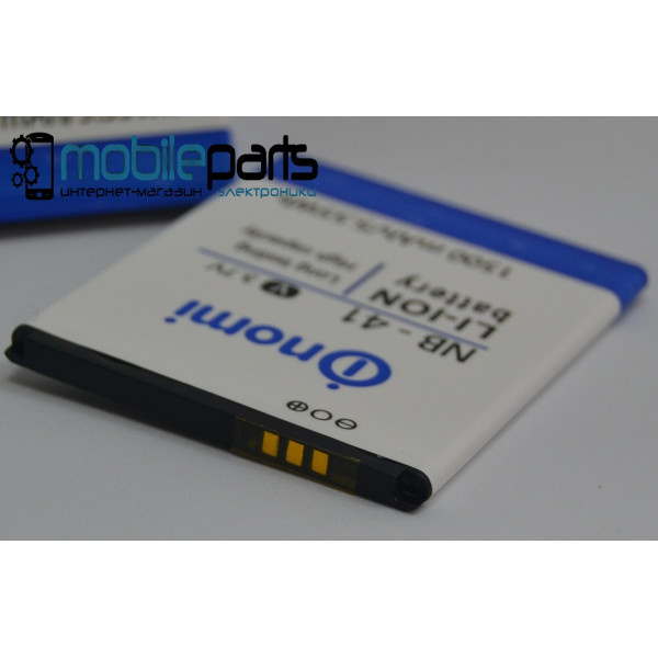 Акумулятор АКБ для Nomi i400 | NB-41 | NB41 Beat (Li-ion 3.7 V 1500mAh) Оригінал Китай