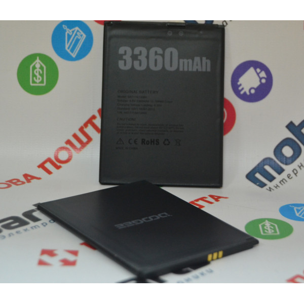 Акумулятор АКБ для Doogee X10 (Li-ion 3.8 V 3360mAh) Оригінал Китай