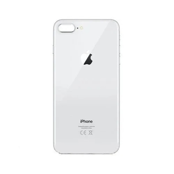 Задняя Панель Корпуса (Крышка) для Apple iPhone 8 Plus (Качество ААА) (Белая)