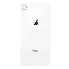 Заднее стекло корпуса для Apple iPhone XR (Белое)