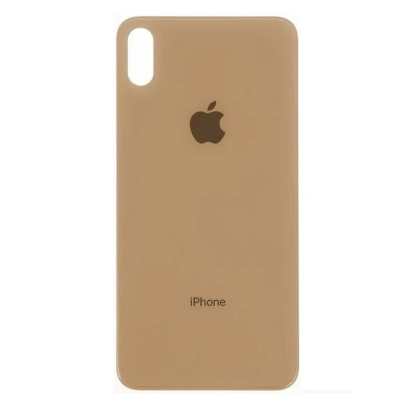 Заднее стекло корпуса для iPhone Xs Max (Золотистое)