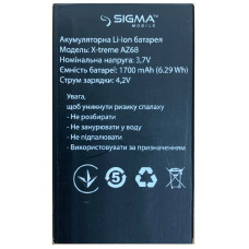 Акумулятори (АКБ) для Sigma X- treme AZ68 (1700 mAh 3.7V) Оригінал