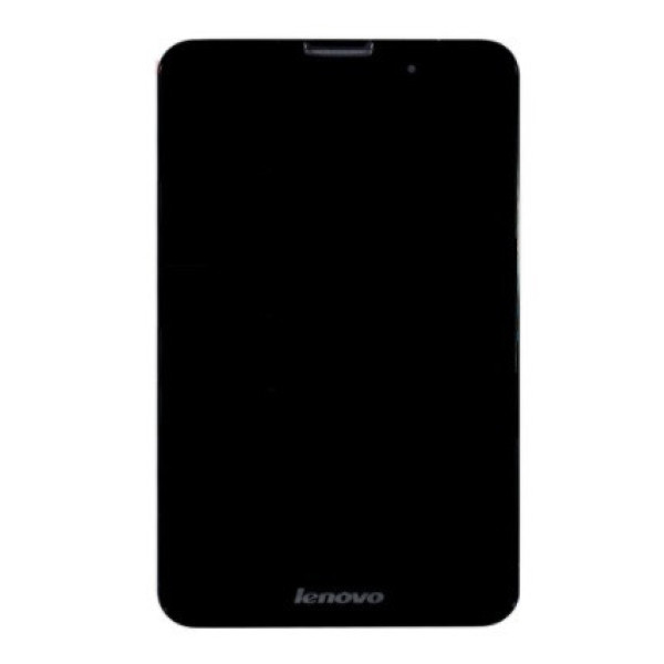 Дисплей для планшета Lenovo A3300 IdeaTab 7" з сенсорним склом (Чорний) в рамці (Білої) Оригінал Китай