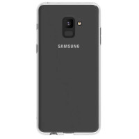 Задня панель корпусу (кришка) для Samsung A8 Plus 2018 | A730 (Чорна) Оригінал Китай