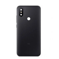 Задня панель корпусу (Кришка) для Xiaomi Mi A2 | Mi6x (Чорна) Оригінал Китай