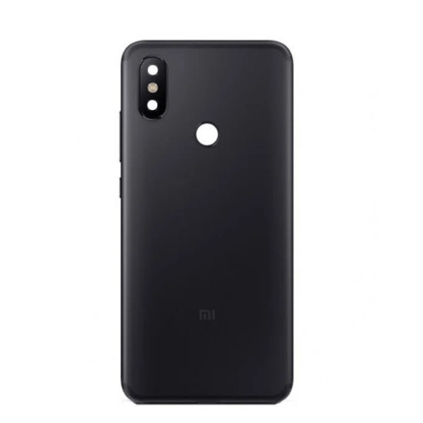 Задня панель корпусу (Кришка) для Xiaomi Mi A2 | Mi6x (Чорна) Оригінал Китай