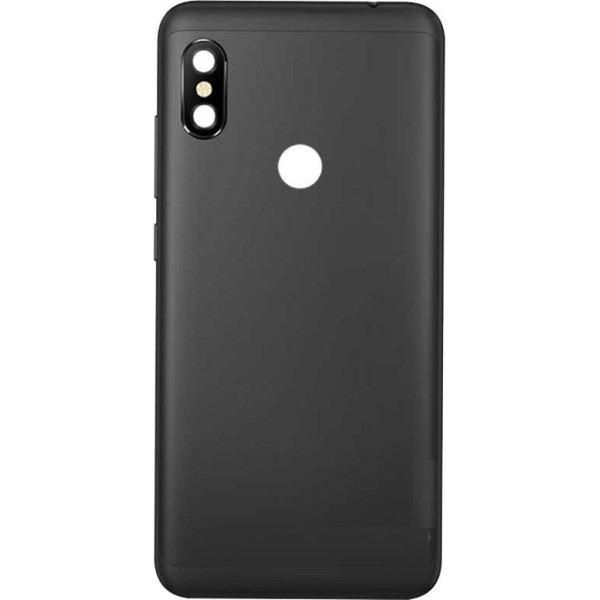 Задня панель корпусу (Кришка) для Xiaomi RedMi Note 6 Pro (Чорна)