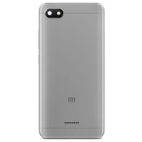Задняя панель корпуса (Крышка) для Xiaomi RedMi 6A (Серебристая)