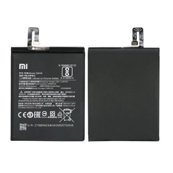 Аккумулятор АКБ Xiaomi BM4E для телефона Xiaomi Pocophone F1 (Li-ion Polymer 3.85 V 3900mAh) Оригинал Китай